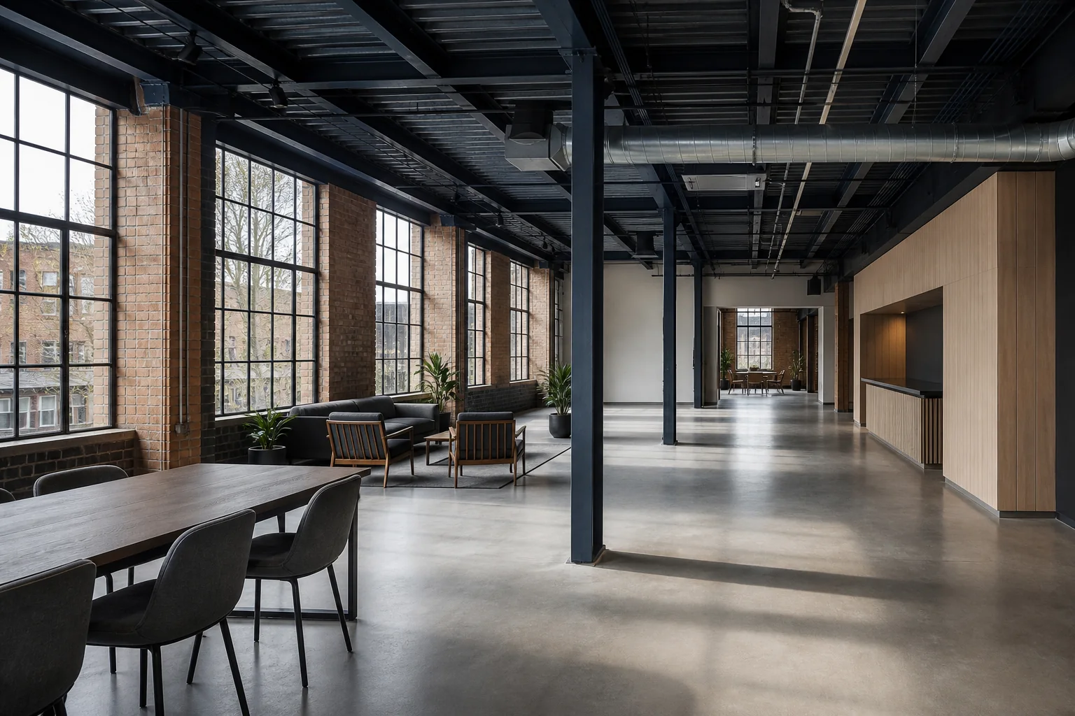Contemporary London commercial workspace ready to lease